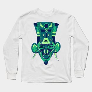 Ngreen African Mask 6 Long Sleeve T-Shirt